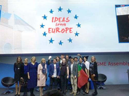 Im April 2018 geht „Ideas from Europe“ in die finale Runde – und die Nachwuchsforscher der HSD sind dabei. Fotos (2): privat